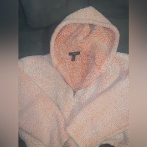 SUPER SOFT Forever 21 pink sherpa hoodie